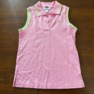 Lilly Pulitzer polo tank vintage white label